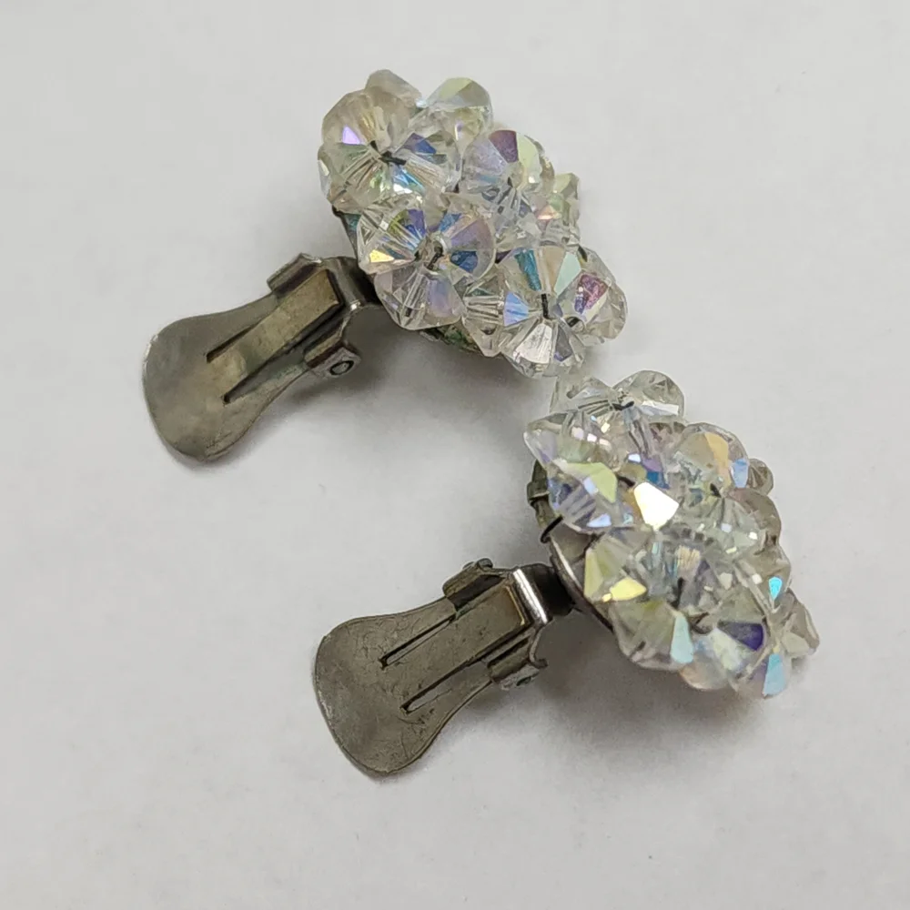 Elegant Crystal Cluster Earrings